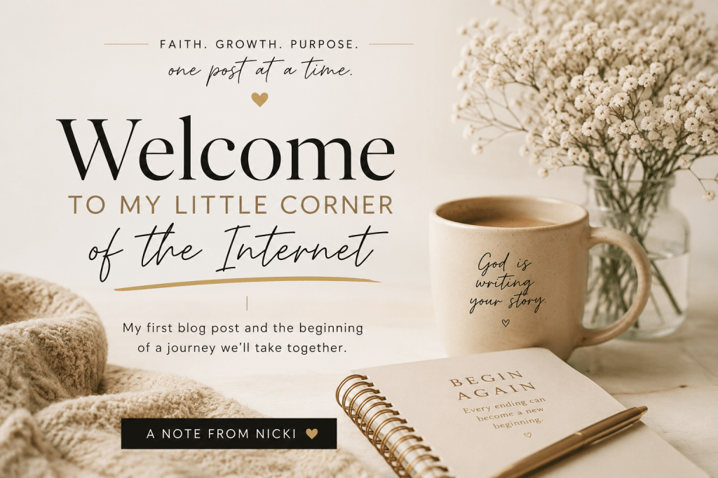Welcome to My Little Corner if the Internet blog cover by Nickolene Lurch