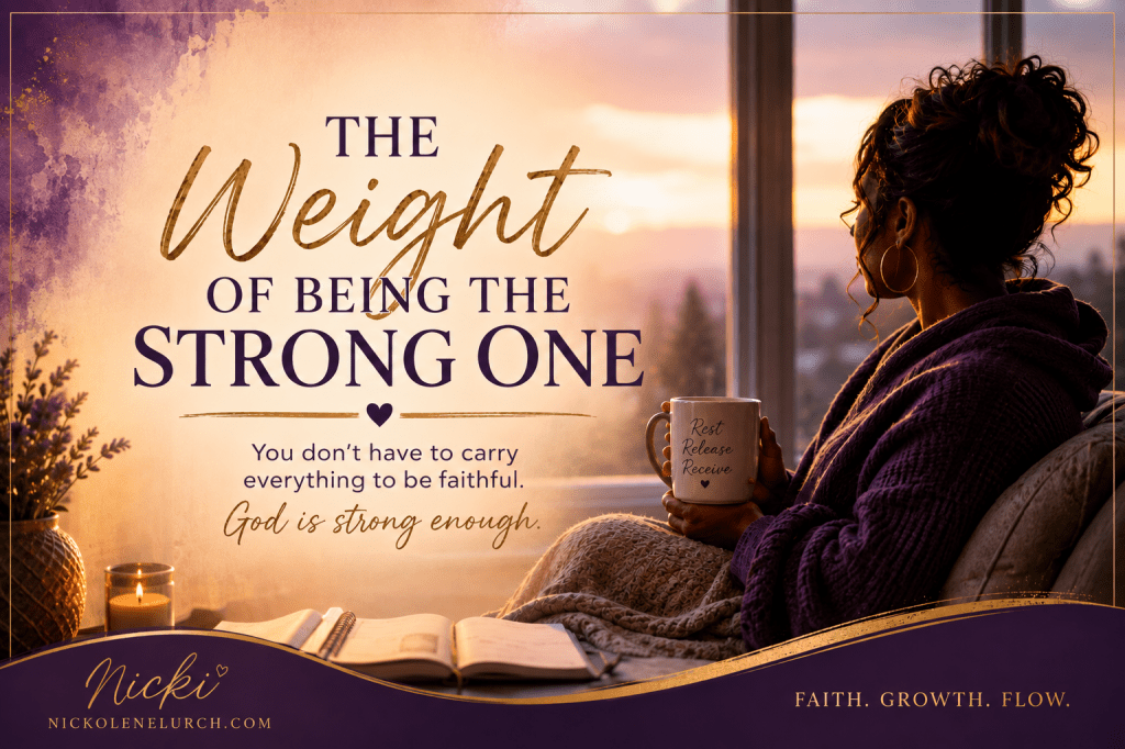 The weight of being the strong one by Nickolene Lurch