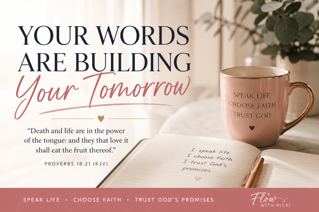 Your Words Are Building Your Tomorrow by Nickolene Lurch
